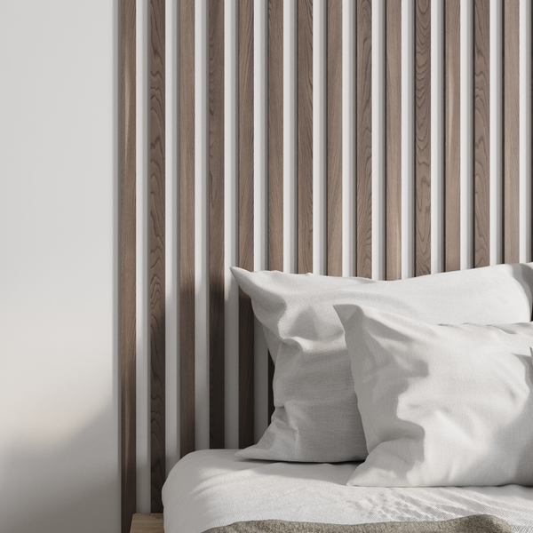 Изображение товара Рейка интерьерная STELLA МДФ Бриона Light Орех Бразильский (2700x40x16)