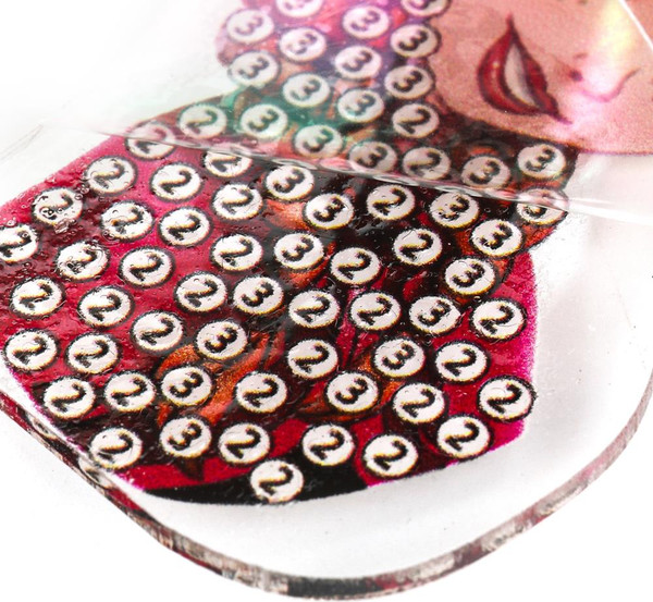 Изображение товара Набор алмазной вышивки MultiArt Брелоки Снежная принцесса / DIAKEYPRINC-126498