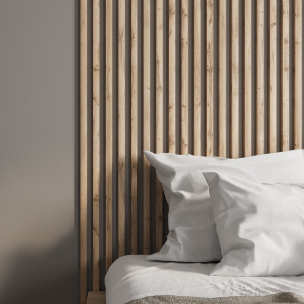 Изображение товара Рейка интерьерная STELLA МДФ Милана Light Пекан (2700x30x20)