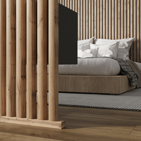 Изображение товара Рейка интерьерная STELLA МДФ Милана Light Пекан (2700x30x20)