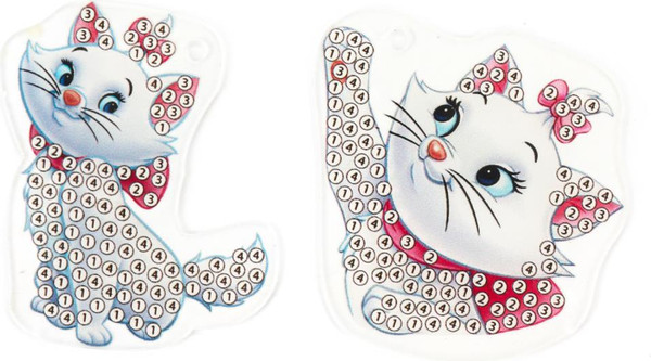 Изображение товара Набор алмазной вышивки MultiArt Брелоки Кошечка Мари / DIAKEYMARY-126502