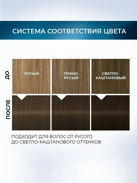Изображение товара Краска-мусс для волос Глисс Кур Mousse Expert тон 6.00 светлый каштан