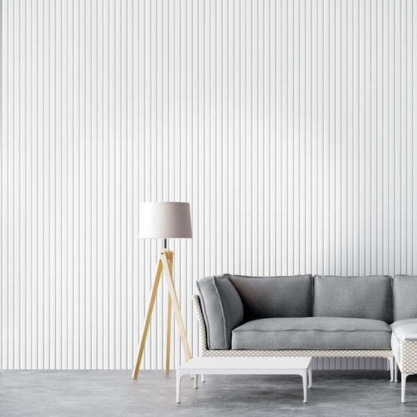 Изображение товара Профиль для стеновой панели STELLA Финиш МДФ Beats Standart Белый (2700x77x16)