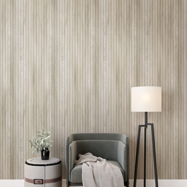 Изображение товара Профиль для стеновой панели STELLA Финиш МДФ Beats Standart Дуб Грей (2700x77x16)