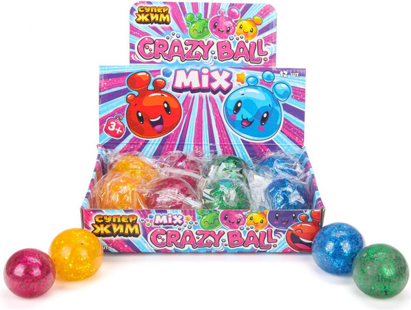 Изображение товара Сквиш СуперЖим Супер-жмяка с шариками ZYP24031802-3-RU