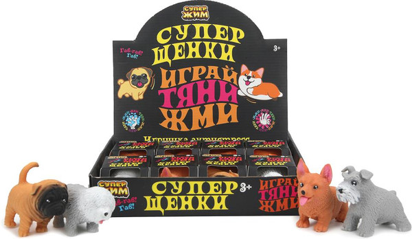Изображение товара Сквиш СуперЖим Жмяка собака с песком SM-DA01-RU