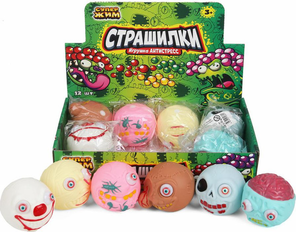 Изображение товара Сквиш СуперЖим Супер-жмяка мозгомонстры YM-HS-04-RU