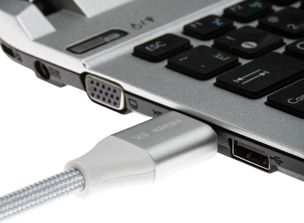 Изображение товара Кабель Cactus CS-HDMI.2.1-3 (3м, серебристый)