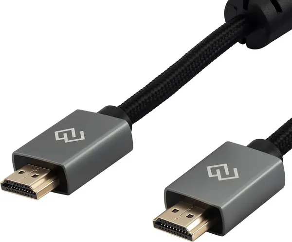Изображение товара Кабель Digma D-HDMI-2FF-V2.0-1.5M (1.5м, черный)
