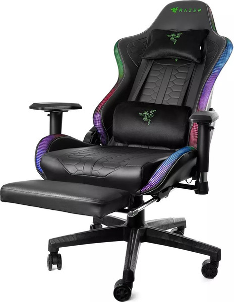 Изображение товара Кресло геймерское Jiqiao Razer G3037A (с подстветкой и вибромассажем)