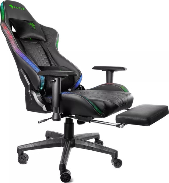 Изображение товара Кресло геймерское Jiqiao Razer G3037A (с подстветкой и вибромассажем)