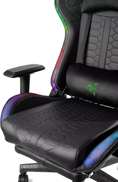 Изображение товара Кресло геймерское Jiqiao Razer G3037A (с подстветкой и вибромассажем)