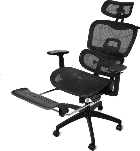 Изображение товара Кресло офисное Jiqiao R8014-ЧЧ (черный)