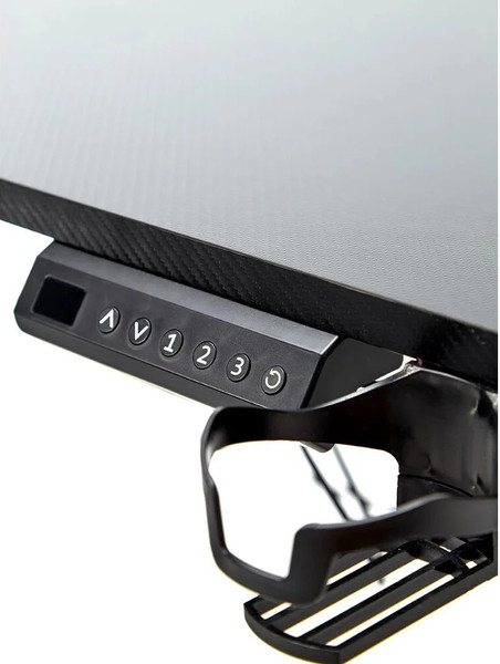 Изображение товара Геймерский стол Jiqiao H1109A левый угол (черный)