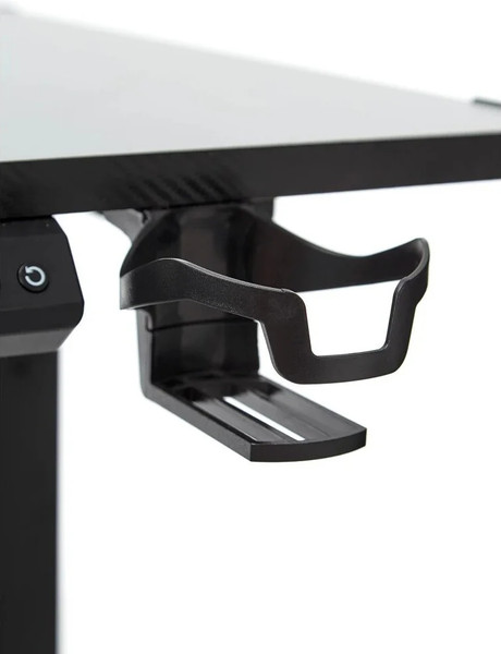 Изображение товара Геймерский стол Jiqiao H1109A левый угол (черный)