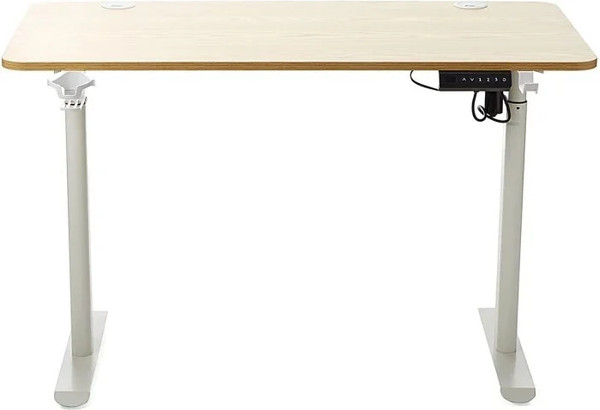 Изображение товара Геймерский стол Jiqiao Н1102 прямой (коричневый/белый)