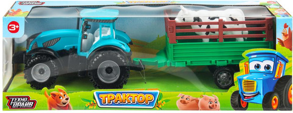 Изображение товара Трактор игрушечный Технодрайв С прицепом / 2212A0182-R