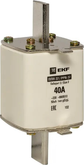 Изображение товара Предохранитель плавкий EKF ППН-37 / fus-37/400/40