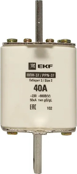 Изображение товара Предохранитель плавкий EKF ППН-37 / fus-37/400/40