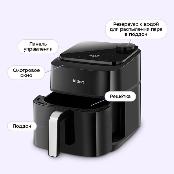 Изображение товара Аэрогриль Kitfort КТ-8154