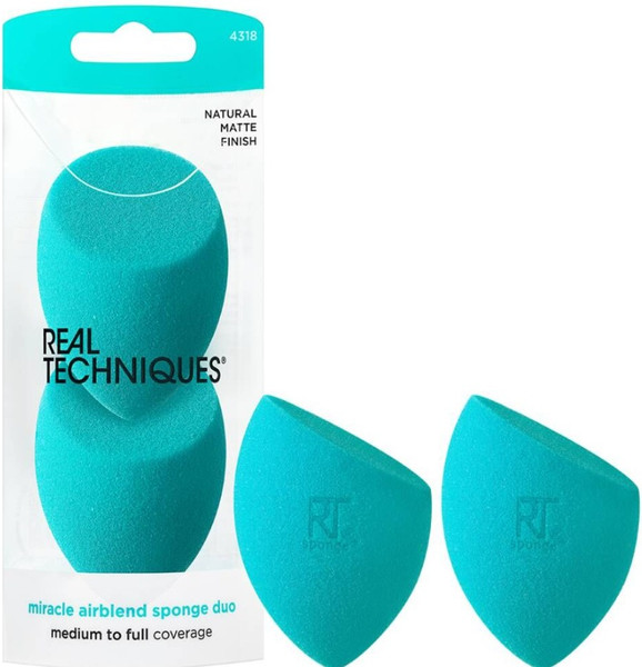 Изображение товара Набор спонжей для макияжа Real Techniques Miracle Airblend Sponges / RT10431800 (2шт)
