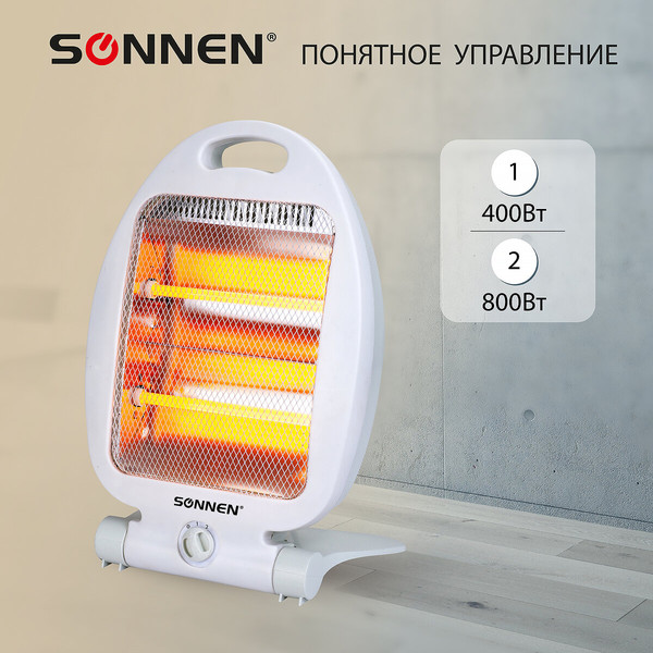 Изображение товара Инфракрасный обогреватель Sonnen RH06 / 455737 (белый)