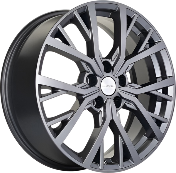 Литой диск Khomen KHW1806 Changan/Geely/Lexus 18x7" 5x114.3мм DIA 60.1мм ET 45мм (Gray) — фото 3
