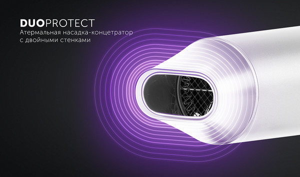 Изображение товара Компактный фен Polaris PHD 2450Ti (белый)