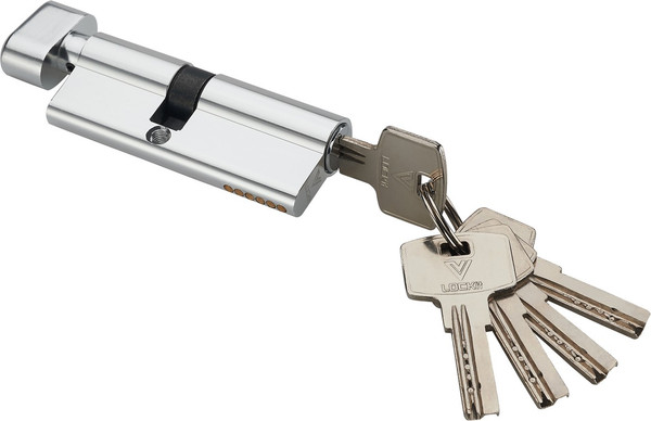 Цилиндровый механизм замка Lockit A6P35T45 AL80 35C/45 ZC NI — фото 5