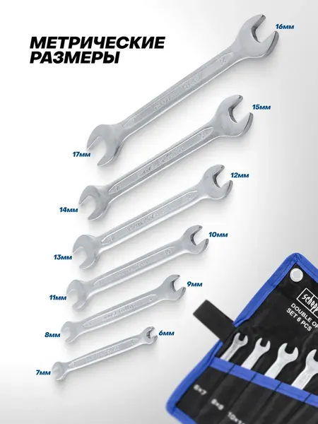 Изображение товара Набор ключей Scheppach Sch-5062P (63267)