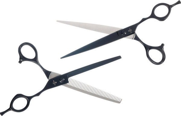 Изображение товара Ножницы парикмахерские Dewal SET-BS8-7 (2шт, черный)