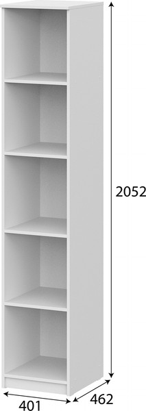 Изображение товара Шкаф-пенал Mio Tesoro Денвер (белый)