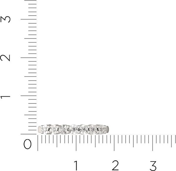 Изображение товара Кольцо из белого золота ZORKA 2D00433.14K.W (р.16.5, с бриллиантом)