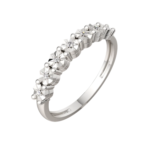 Изображение товара Кольцо из белого золота ZORKA 2D00433.14K.W (р.16.5, с бриллиантом)