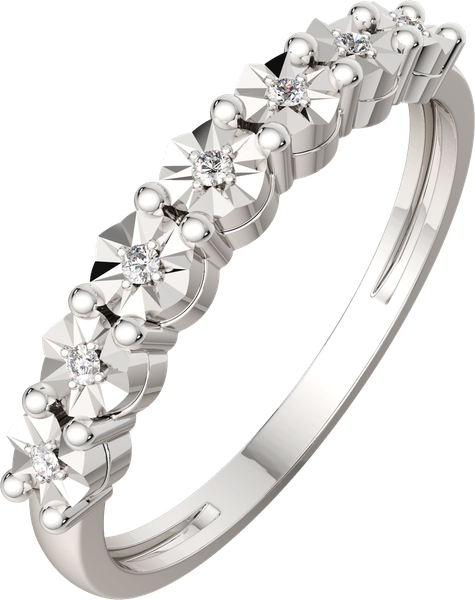 Изображение товара Кольцо из белого золота ZORKA 2D00433.14K.W (р.16.5, с бриллиантом)