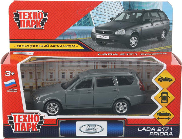 Изображение товара Автомобиль игрушечный Технопарк Lada Priora / PRIORAWAG-12-DGR