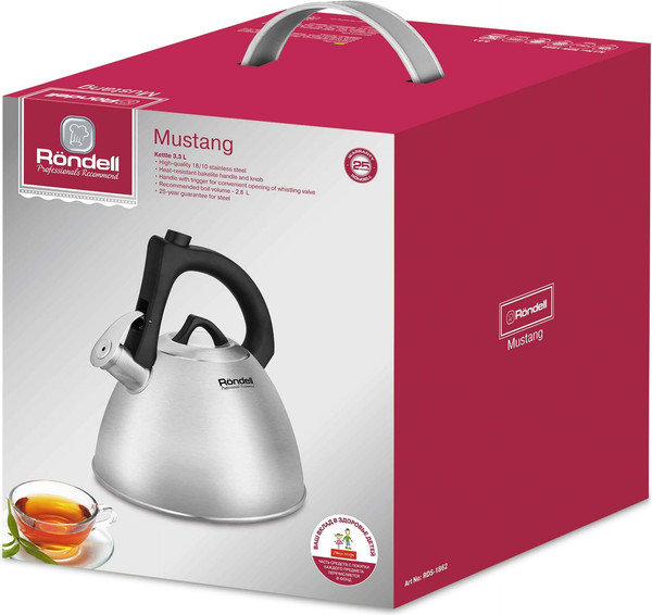 Изображение товара Чайник со свистком Rondell Mustang RDS-1862