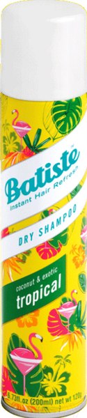 Изображение товара Сухой шампунь для волос Batiste Tropical (200мл)