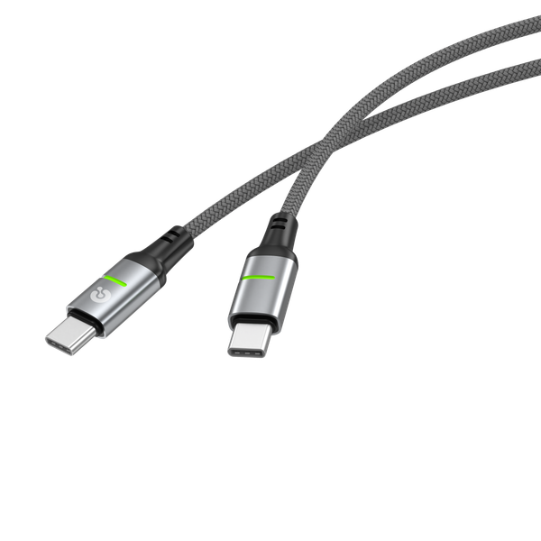 Изображение товара Кабель Atomic SparkX USB-C-USB-C / 30.417 (1.2м, серый)
