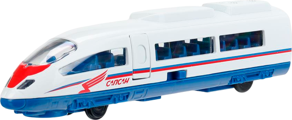 Изображение товара Поезд игрушечный Технопарк Сапсан / SAPSAN-19SL-RZD-WOD