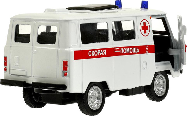 Изображение товара Автомобиль игрушечный Технопарк Уаз-452 Буханка Скорая / UAZ452-11AMB-WH