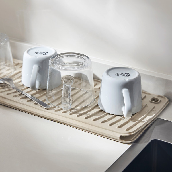 Изображение товара Коврик для сушки посуды Ikea Rinnig 505.954.42 (бежевый)