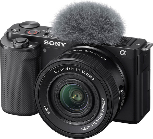 Изображение товара Беззеркальный фотоаппарат Sony ZV-E10 Kit + 16-50 II / ZVE10KB (черный)