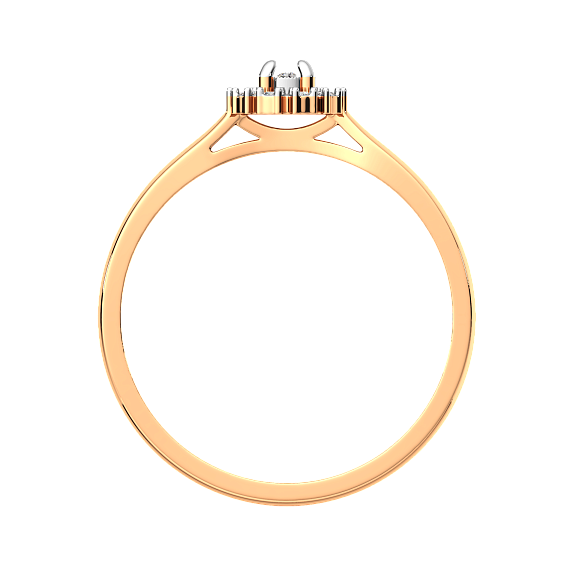 Изображение товара Кольцо помолвочное из комбинированного золота ZORKA 2D00210.14K.B.ZZ (р.16.5, с бриллиантом)