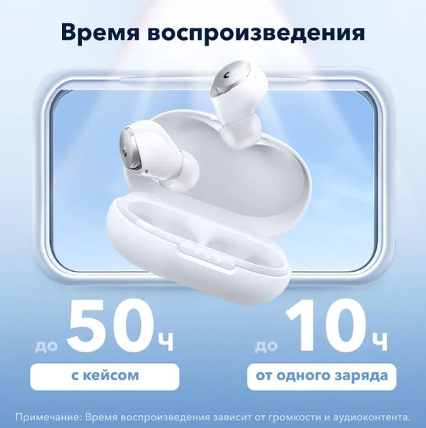 Изображение товара Беспроводные наушники Anker Soundcore Space A40 v.2 (белый)