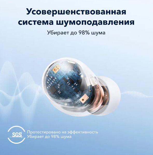 Изображение товара Беспроводные наушники Anker Soundcore Space A40 v.2 (белый)