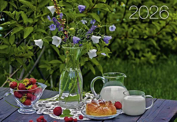 Изображение товара Календарь настенный Витебская областная типография Ягодная композиция. 2026 год / 25с42