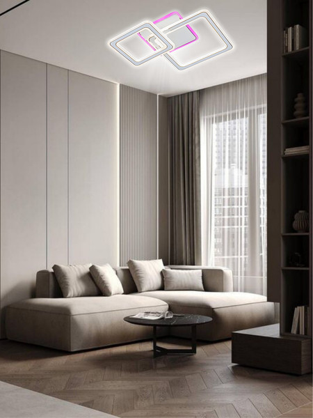 Изображение товара Люстра Aitin-Pro H7203/1+1C (белый/хром)