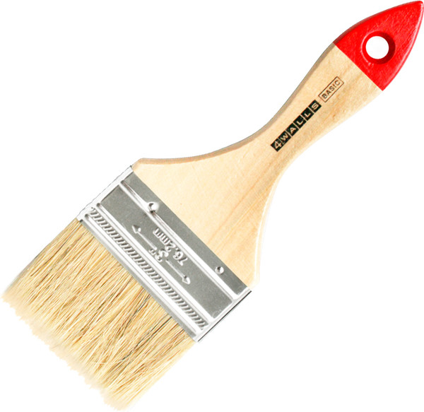 Изображение товара Кисть малярная 4Walls Basic Флейцевая натуральная щетина / KFNSDRB75 (75мм)