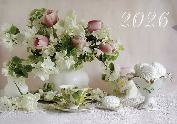 Изображение товара Календарь настенный Витебская областная типография Зефирная композиция. 2026 год / 25с41